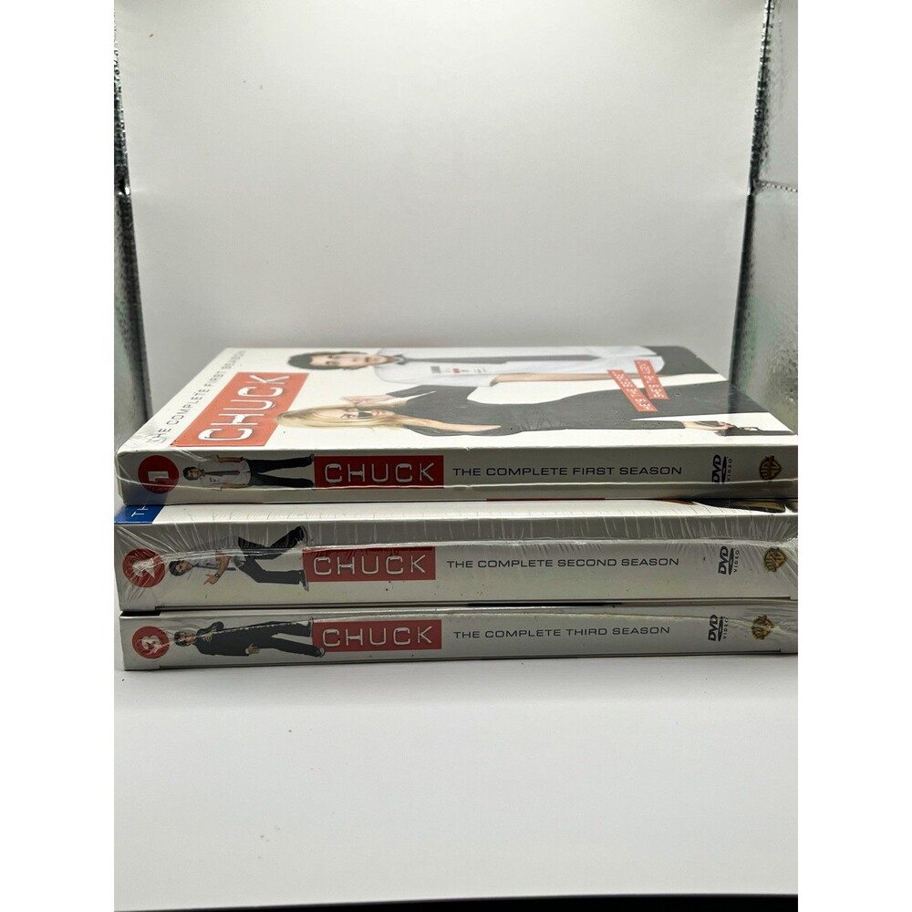 Chuck Complete Seasons 1-3 (DVD) Zachary Levi Yvonne Strahovski